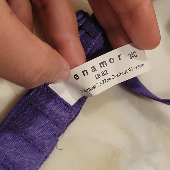 NEW Enamor Bra 34C - Picture 5 of 6